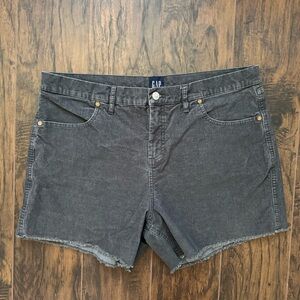 Gap Size 16 Grey Corduroy Shorts